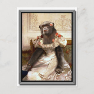 Postal Bouguereau Gown de Chimp Cambaceres