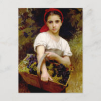 Postal Bouguereau Harvester