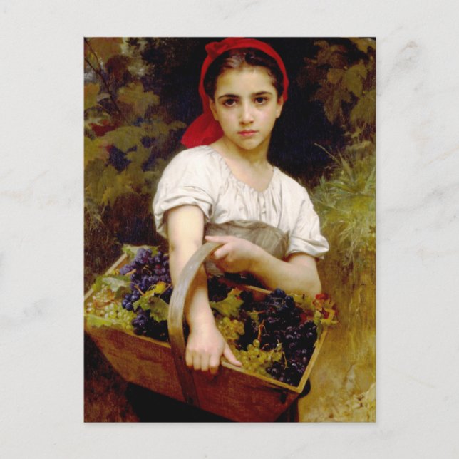 Postal Bouguereau Harvester (Anverso)