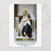 Bouguereau - La Vierge, L'Enfant Jésus y Saint Je