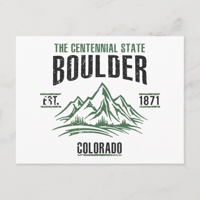Postal Boulder (Anverso)