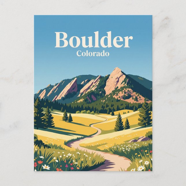 Postal Boulder Colorado (Anverso)