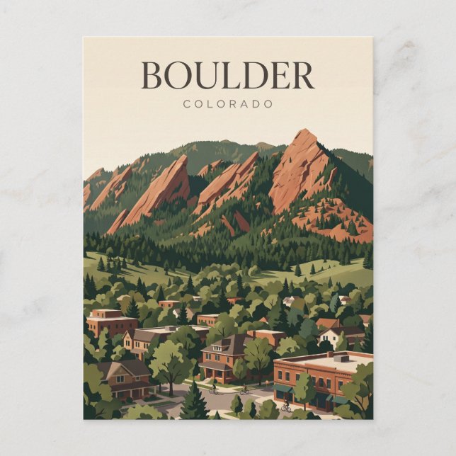 Postal Boulder Colorado (Anverso)