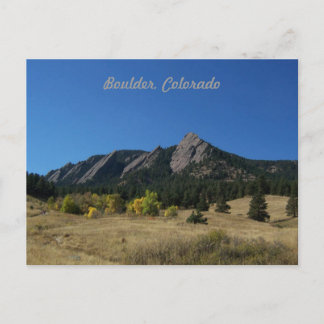 Postal Boulder Colorado Postcard
