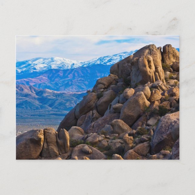 Postal Boulders y Montañas (Anverso)
