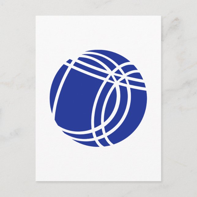 Postal Boule Boccia Petanque (Anverso)