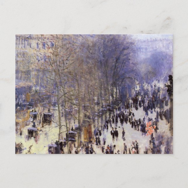Postal Boulevard des Capucines por Claude Monet, Bella Ar (Anverso)
