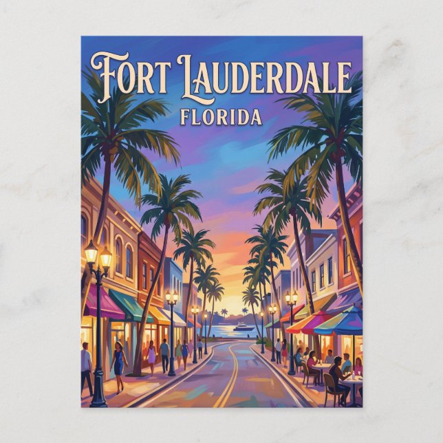 Postal Boulevard Las Olas USA (Anverso)