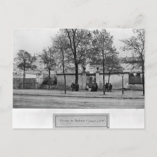 Postal Boulevard Saint-Jacques (Anverso)