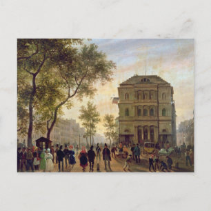 Postal Boulevard Saint-Martin y el Teatro de