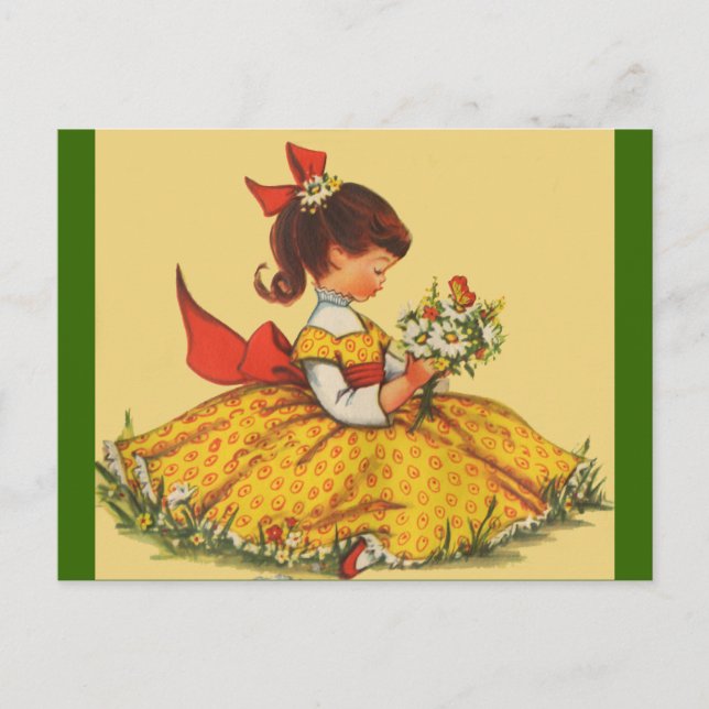 Postal Bouquet de Daisies (Anverso)