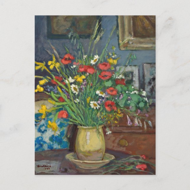 Postal Bouquet de Fleurs | Albert André (Anverso)