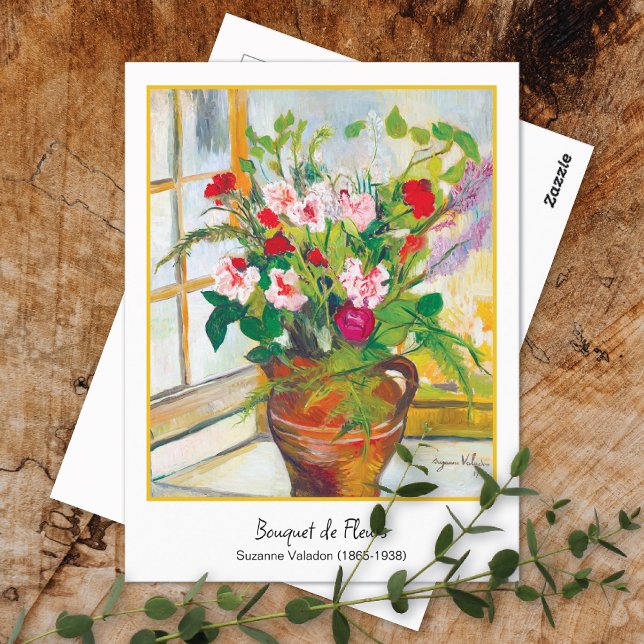 Postal Bouquet de Fleurs Suzanne Valadon (Subido por el creador)