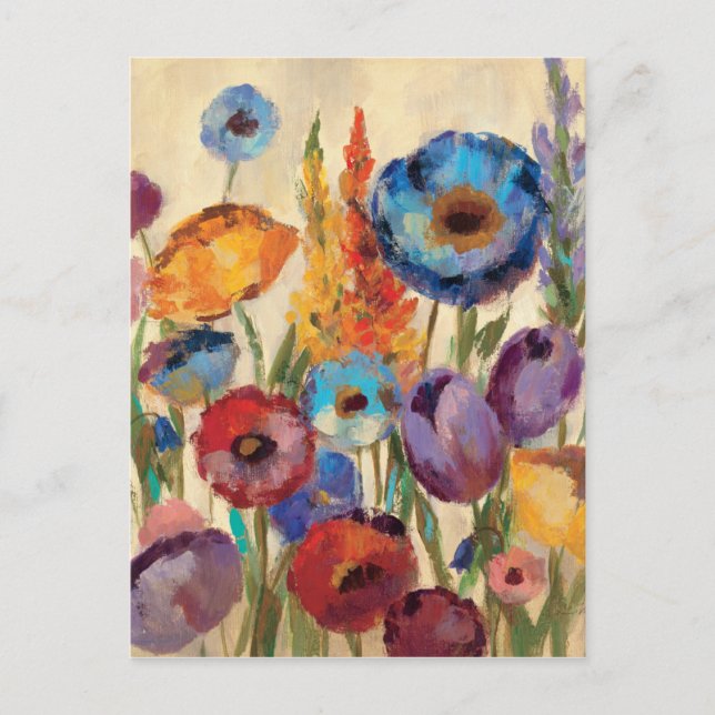 Postal Bouquet de flores (Anverso)