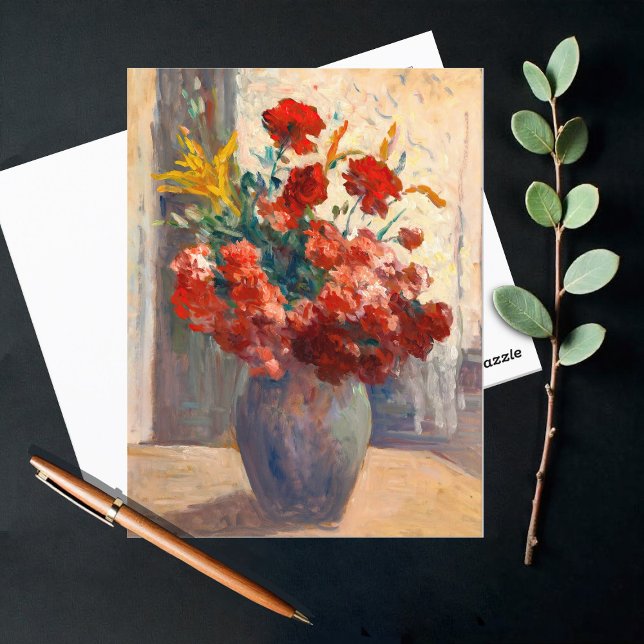Postal Bouquet de flores en un jarrón (Subido por el creador)