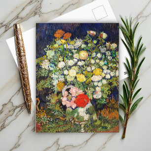 Postal Bouquet de flores en una bolsa de Vincent Van Gogh
