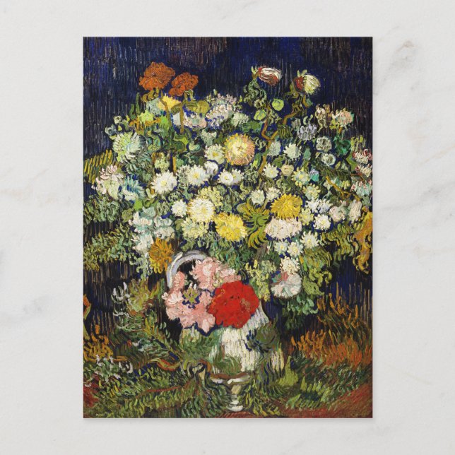 Postal Bouquet de flores en una bolsa de Vincent Van Gogh (Anverso)