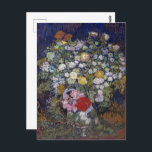 Postal Bouquet de flores en una bolsa | Van Gogh |<br><div class="desc">El Bouquet of Flowers in a Vase es un cuadro de 1890 de Vincent van Gogh.</div>