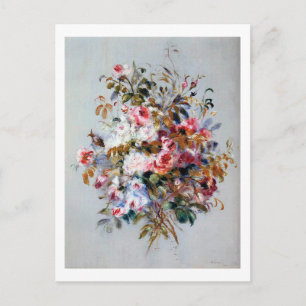 Postal Bouquet de Rosas, Renoir