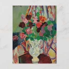 Postal Bouquet de Tulipes por Suzanne Valadon