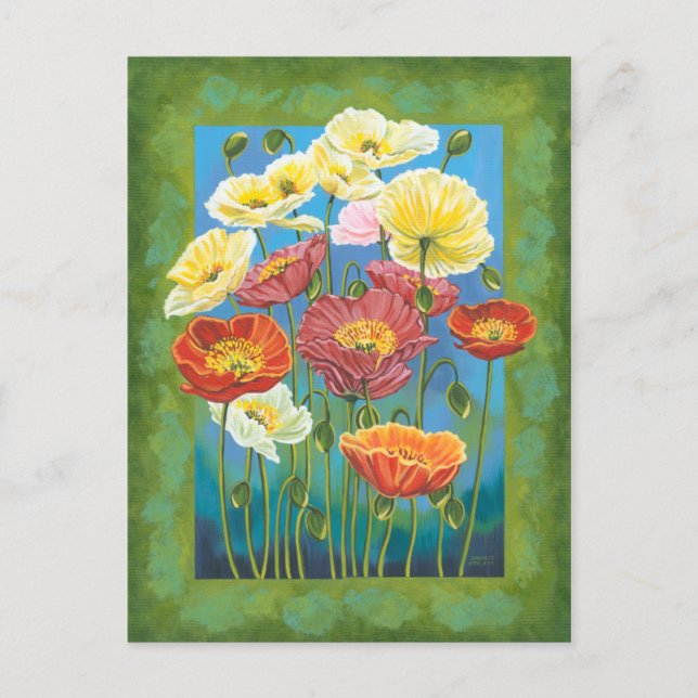 Postal Bouquet en la frontera I (Anverso)