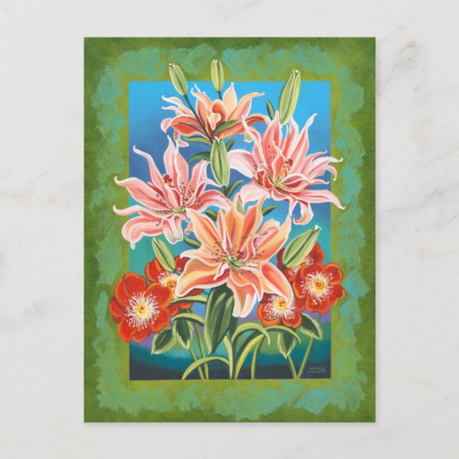 Postal Bouquet en la frontera II (Anverso)