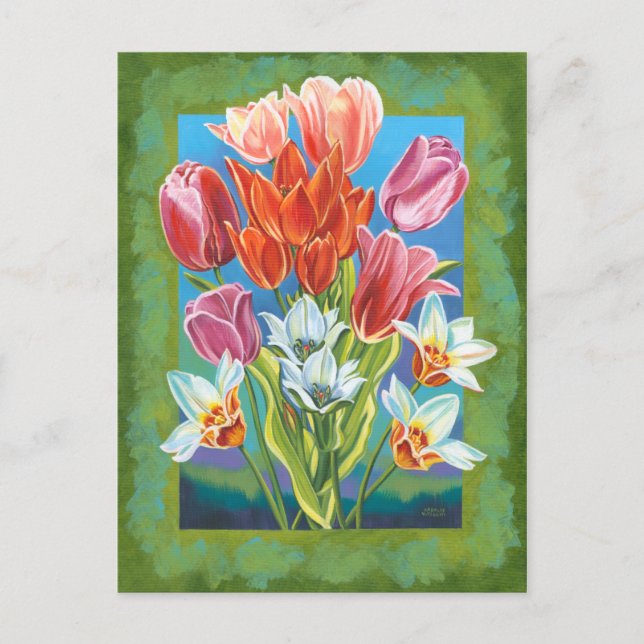 Postal Bouquet en la frontera III (Anverso)