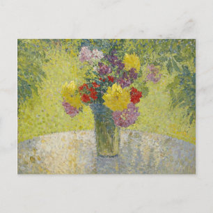 Postal Bouquet en la mesa de Martin