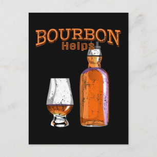 Postal Bourbon ayuda a tomar alcohol divertidamente