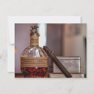 Postal BOURBON & CIGAR