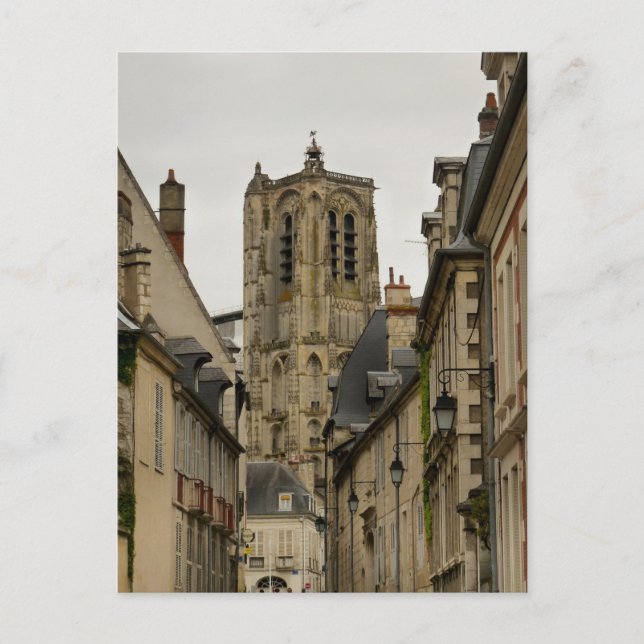 Postal Bourges (Francia) (Anverso)