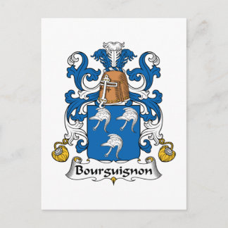Postal Bourguignon Family Crest