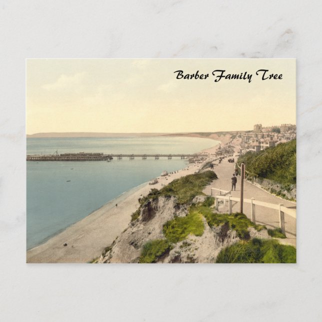 Postal Bournemouth II, Dorset, Inglaterra (Anverso)