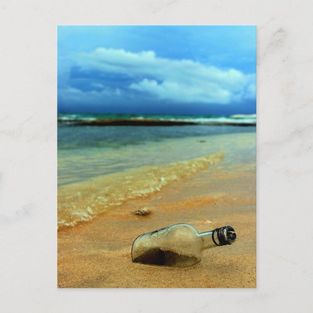 Postal bouteille à la mer (Anverso)