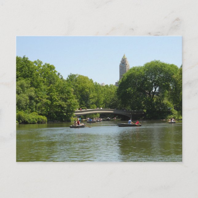 Postal Bow Bridge Central Park Manhattan Postcard NYC (Anverso)