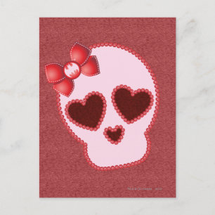 Postal Bow Skull De Batgirl