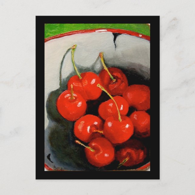 POSTAL BOWL OF CHERRIES (Anverso)