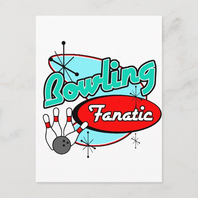 Postal Bowling Fanatic (Anverso)