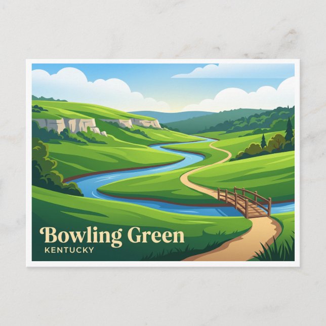 Postal Bowling Green Kentucky (Anverso)