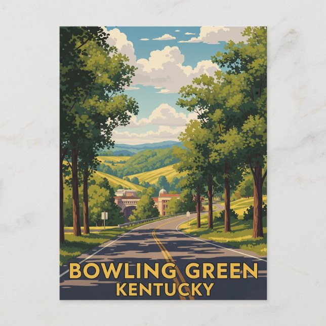 Postal Bowling Green Kentucky Travel (Anverso)