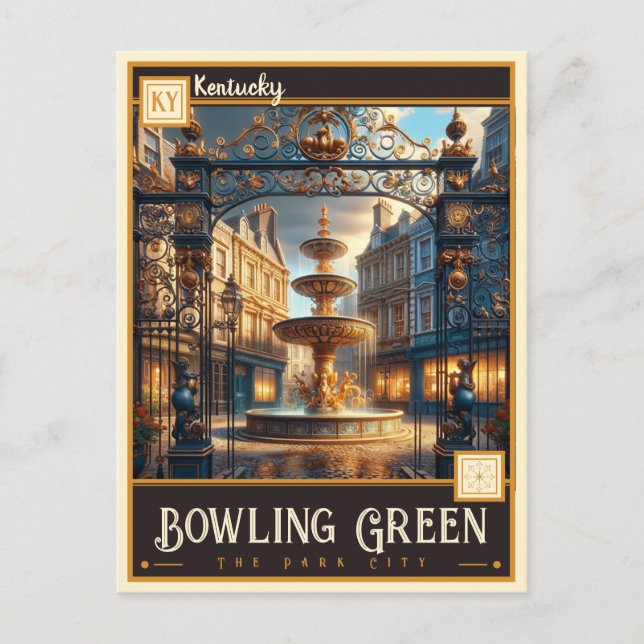Postal Bowling Green, Kentucky | Vintage (Anverso)
