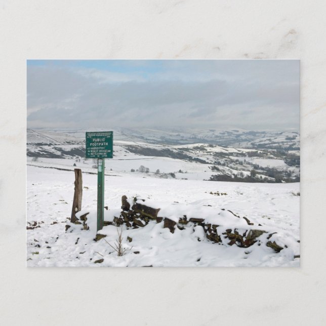 Postal Bowstonegate, día de invierno (Anverso)