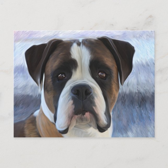 Postal Boxeador (Anverso)