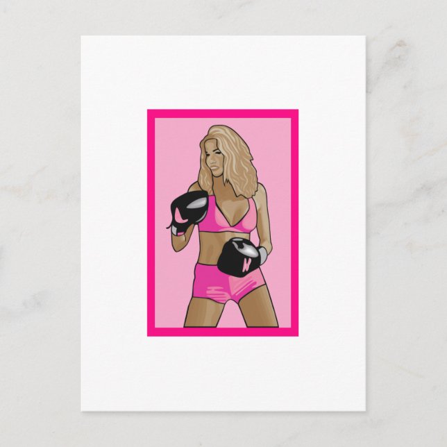 Postal Boxeo (Anverso)