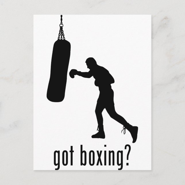 Postal Boxeo (Anverso)