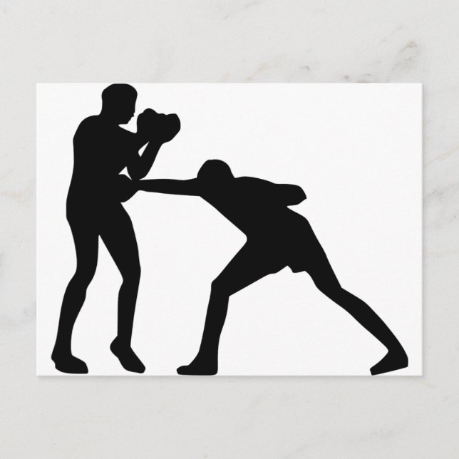 Postal Boxeo (Anverso)