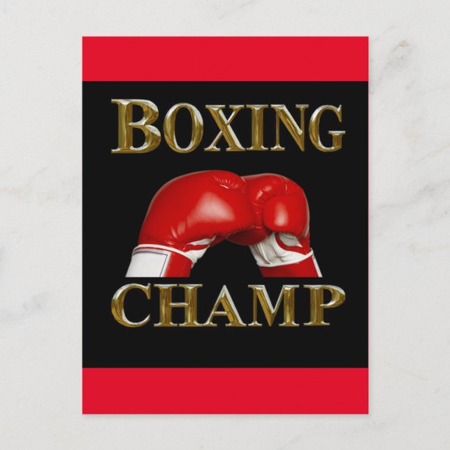 POSTAL BOXEO (Anverso)