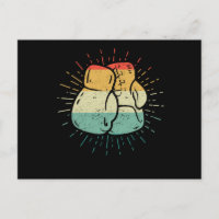 Boxeo de amor retro Guantes de boxeador de amante 