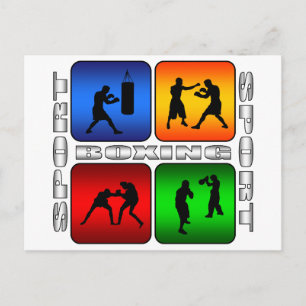 Postal Boxeo espectacular
