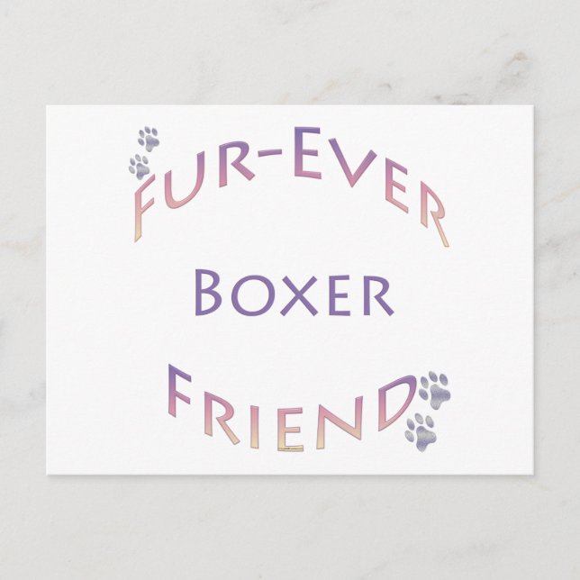 Postal Boxer Furever (Anverso)